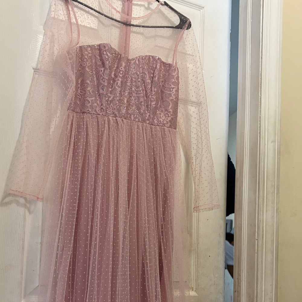 Elegant Kids Formal Dress in Light Pink